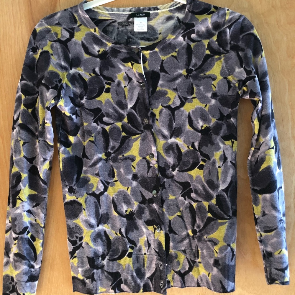 Jcrew Printed Cardigan